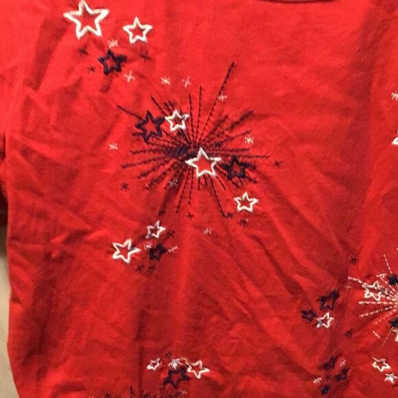 Fourth of July fireworks shirt by sag, harbor, size large - Picture 2 of 4